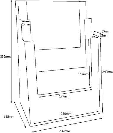Porte brochure A4 3C23