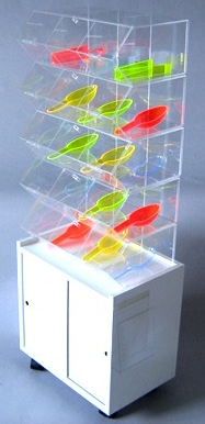 Meuble 8 coffrets ALIM6715BOIS