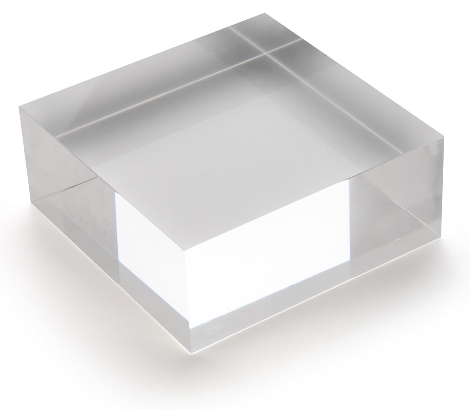 Bloc plexiglas d'agencement 100 x 40 x 100 mm