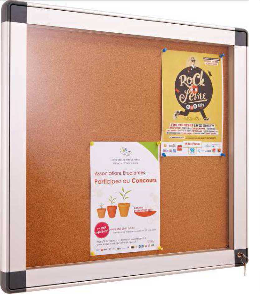 Vitrine intérieure fond liège 12A4 ADLIEGPMMA