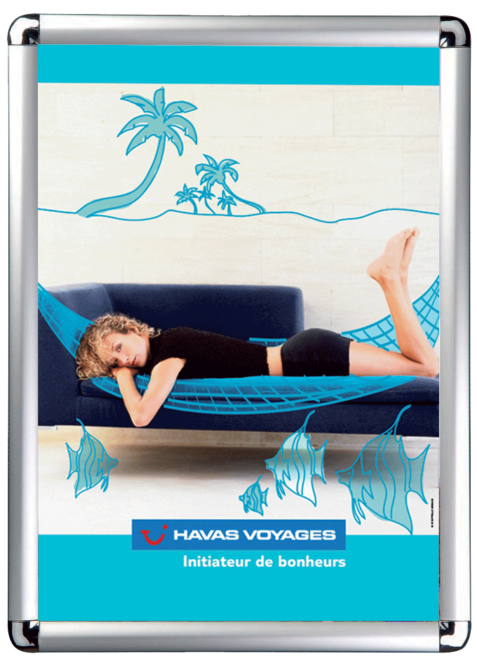 Cadre porte affiche A3 MCR2 25 mm