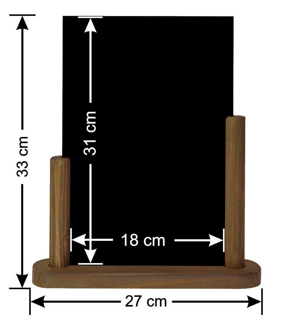 Chevalet de table ardoise A4 TSKA4