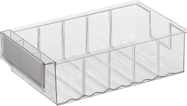 Bac divisible transparent LB 300 D TR