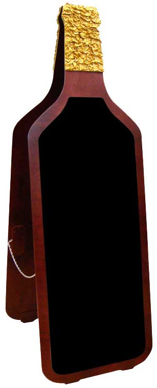 Chevalet stop trottoir ardoise BOUTEILLE