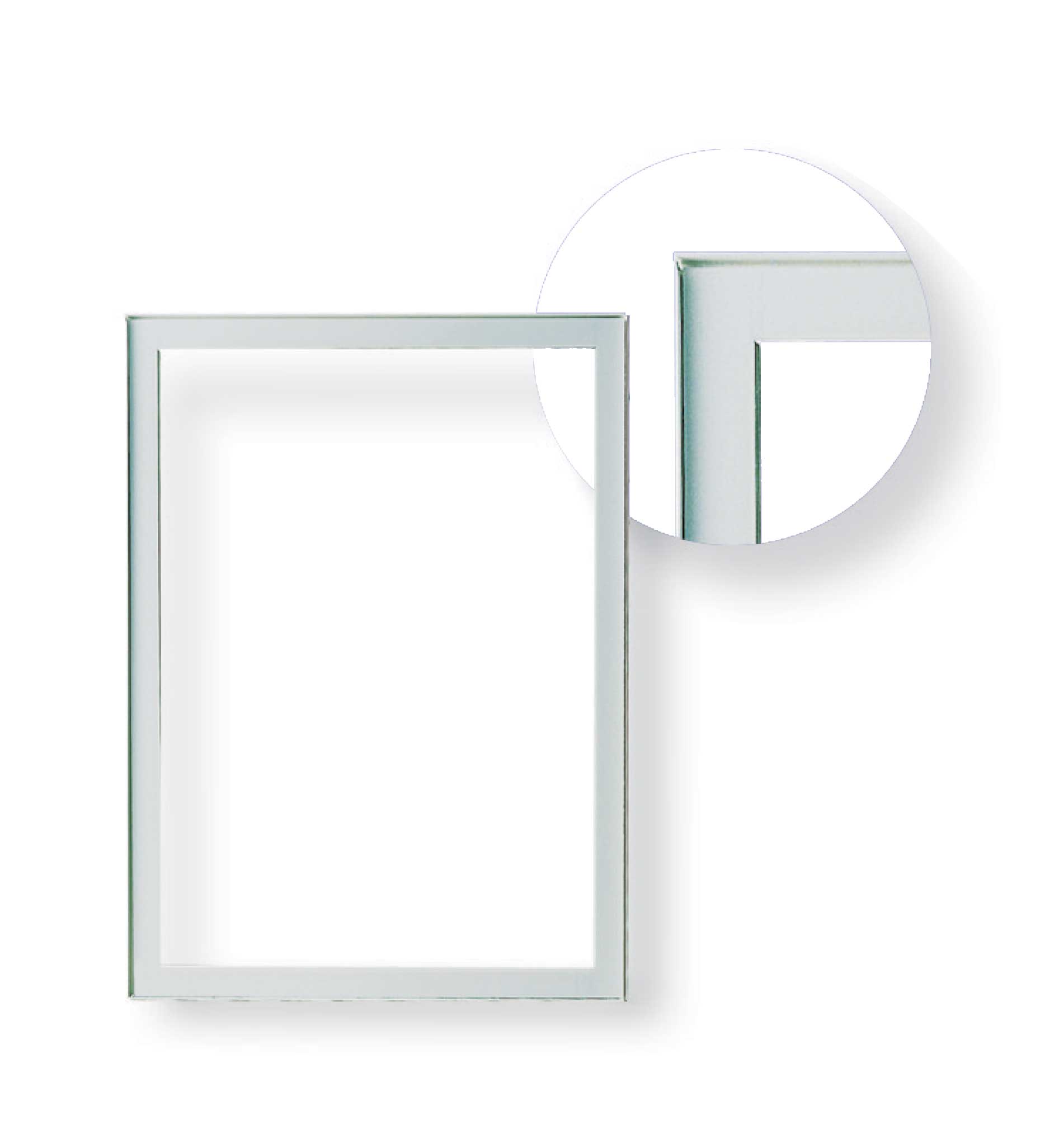 Cadre porte affiche A0 pour vitre et vitrine