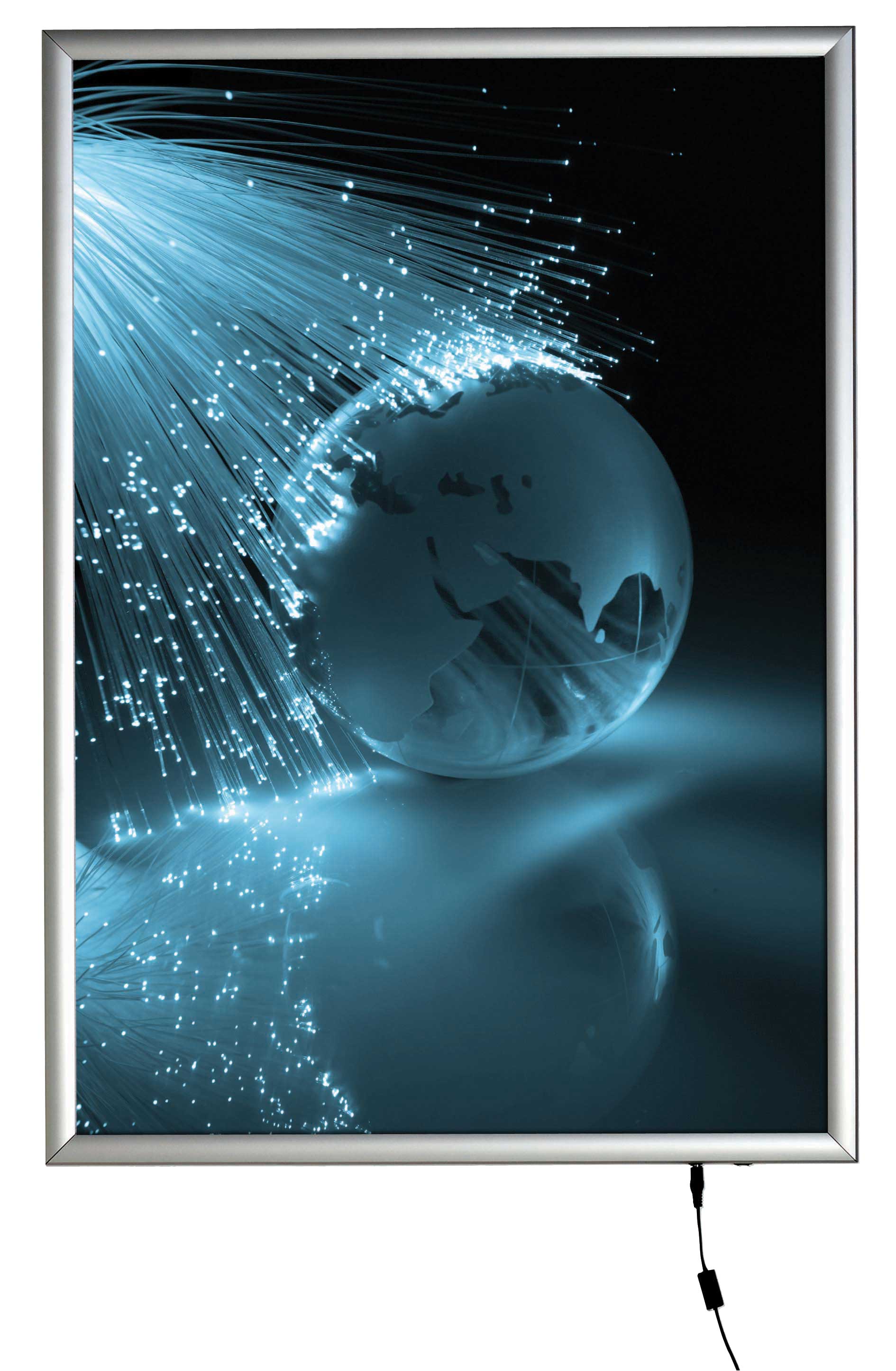 Cadre porte affiche A2 LED 