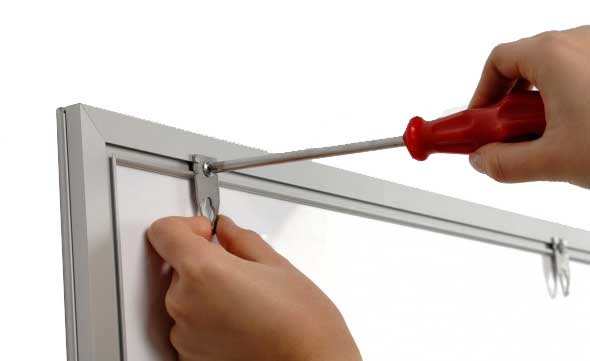 Cadre porte affiche A2 LED 