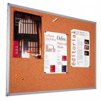 Tableau liège aggloméré 60 x 90 cm cadre PVC