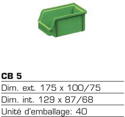 Bac à bec 1 Litre Classicbox CB 5
