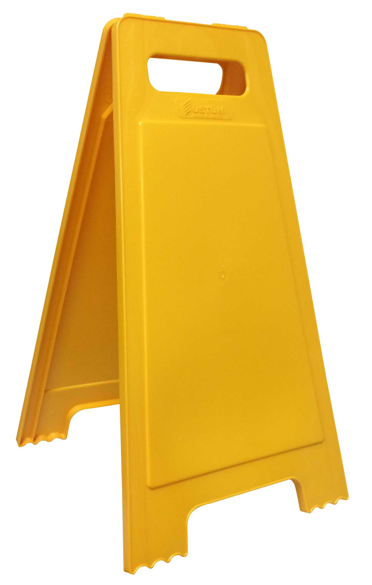 Chevalet de signalisation jaune vierge