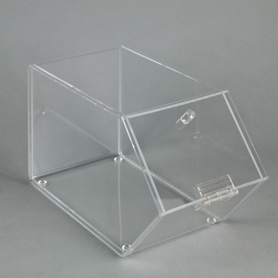 Présentoir alimentaire plexiglas 1 compartiment