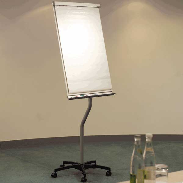 Chevalet de conférence laqué blanc Cyril