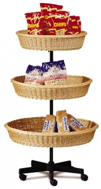 Corbeilles de présentation sur pied CRB330