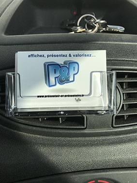 Porte carte de visite aérateur automobile CBW