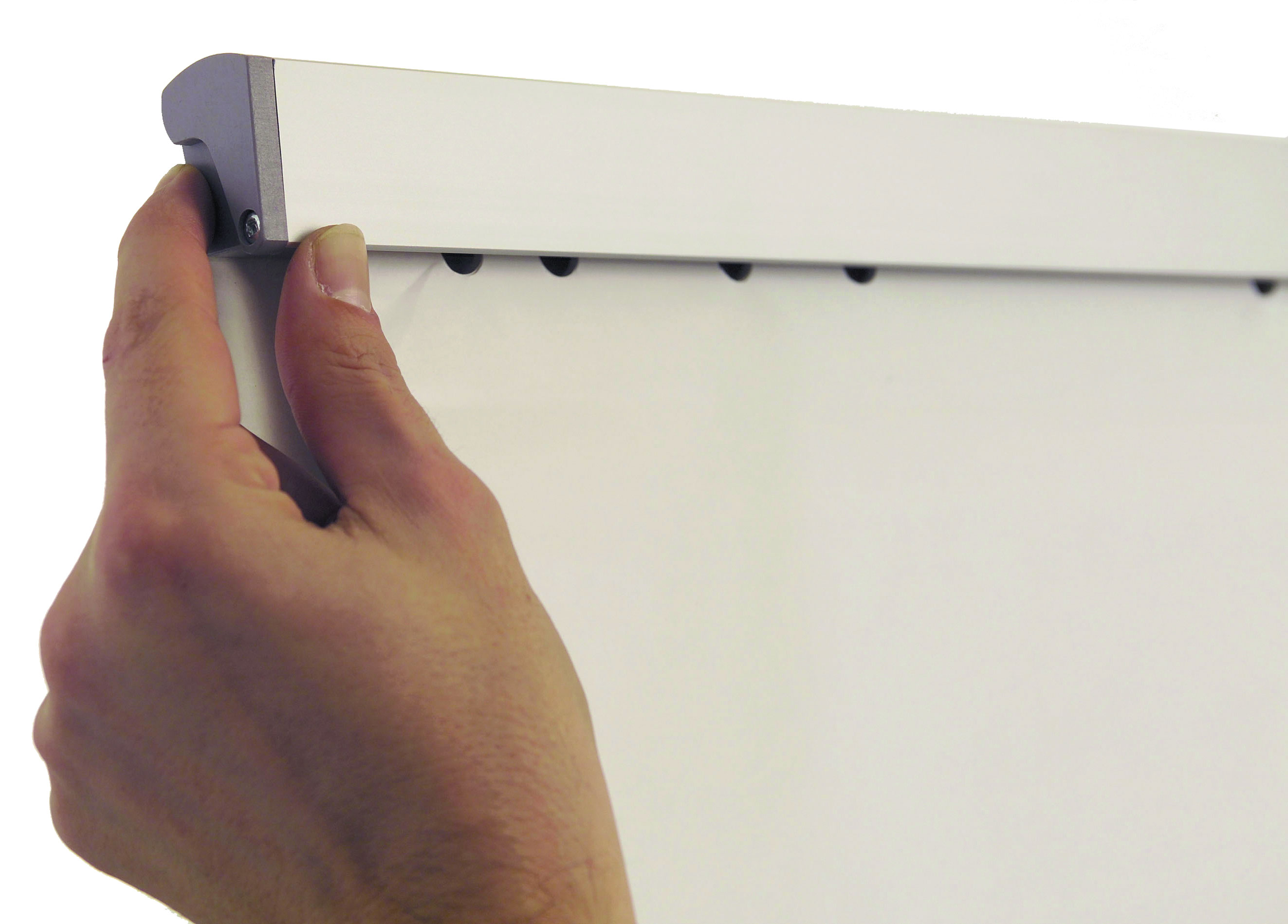 Chevalet de conférence laqué blanc Cyril