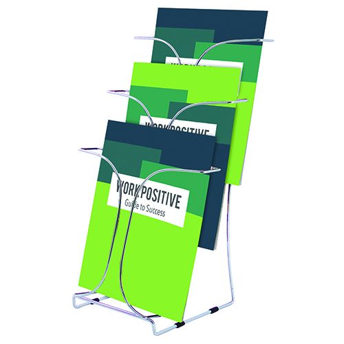 Présentoir plexiglas cosmétiques luxe Présentoir comptoir en métal pour présenter des documents