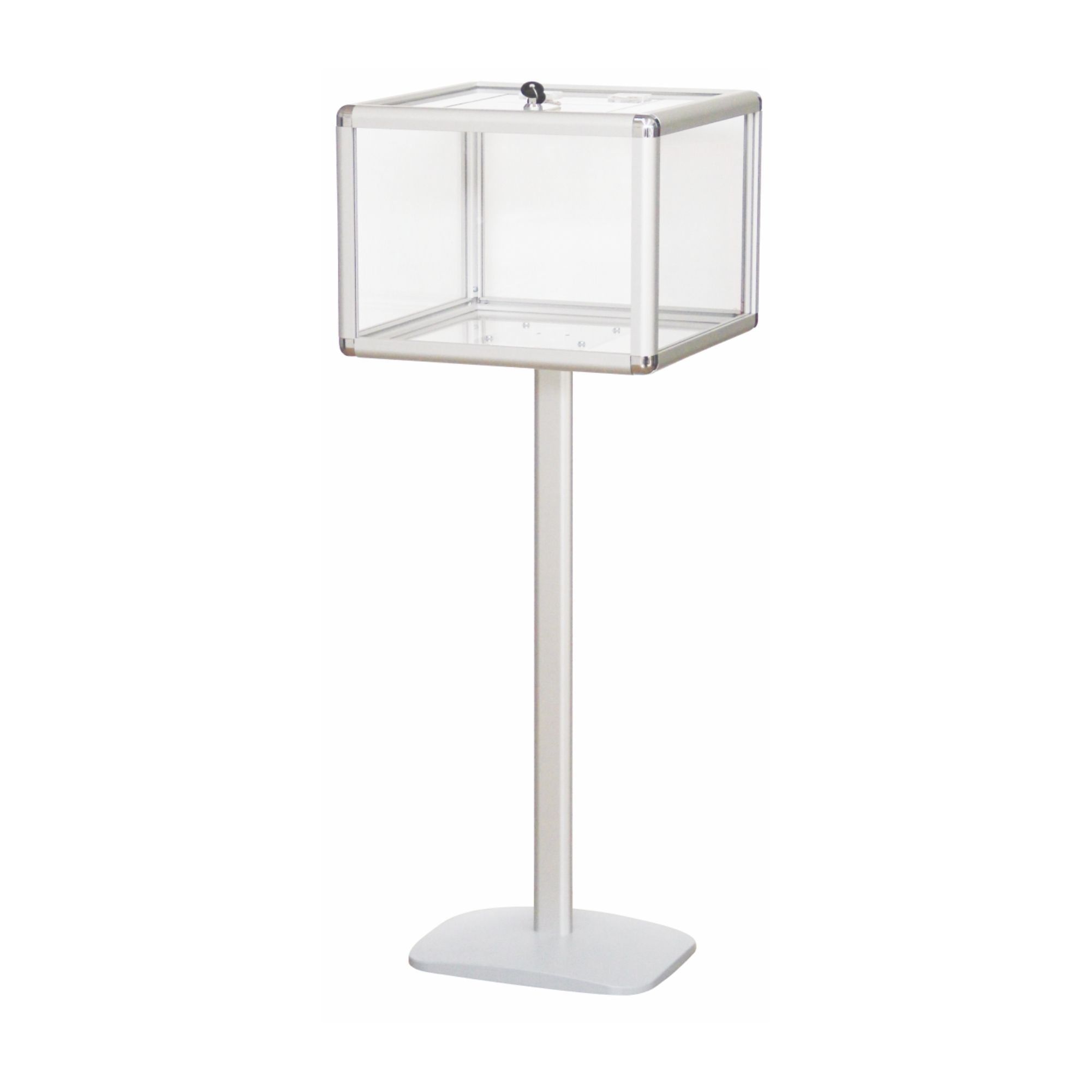 Gamme urnes plexiglas transparentes Gamme urnes plexiglas transparentes différents formats professionnels collecte bulletins commerce