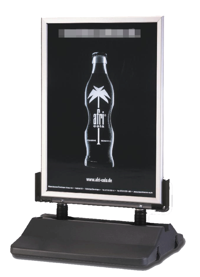 TecTake® Stop Trottoir Exterieur A1 En Aluminium Porte Affiche Porte