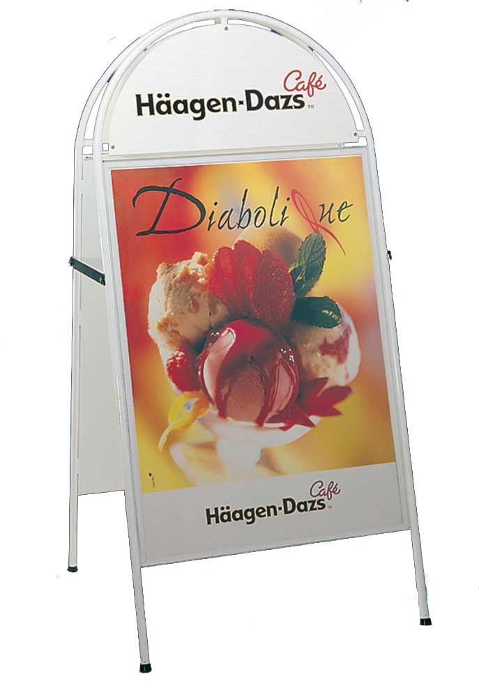 Chevalet stop trottoir B2 personnalisé