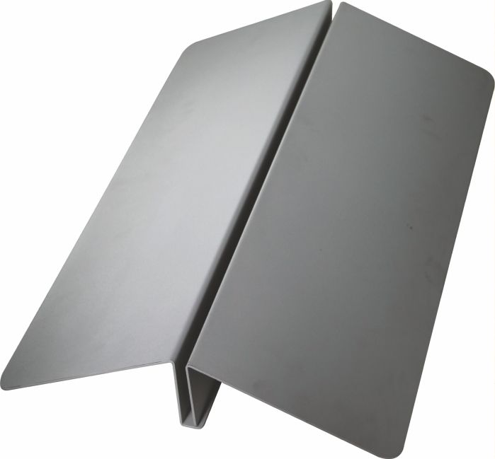 Socle PANELSTOP avec mécanisme de serrage Socle pince-panneau métallique en acier thermolaqué avec système de serrage réglable pour panneaux rigides