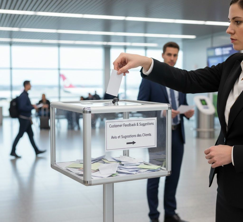 grande urne suggestions sur pied aluminium format 40x40 cm salon professionnel événement corporate