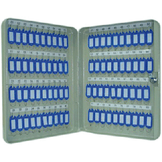 Armoire à clés 80 clés ouverte