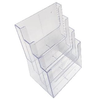 Porte brochure A4 4C23 de travers