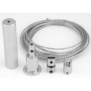 Kit de fixation suspendu par câble mural