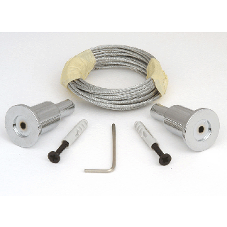 Kit de fixation suspendu par câble sol/plafond