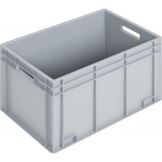 Boite de stockage empilable NB 80 V4 grise | Présentoir P&P