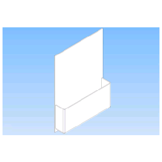 Porte document A4 suspendu par câble