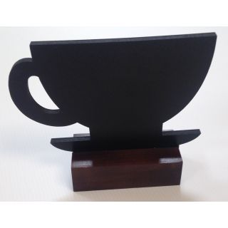 Chevalet de table ardoise tasse