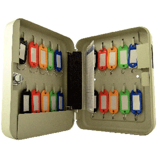 Armoire à clés 20 clés ouverte