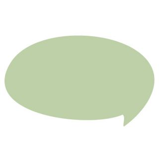 Tableau bulle vert en verre trempé