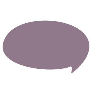 Tableau bulle violet pastel en verre trempé