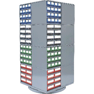 Carrousel rotatif 256 bacs divisibles LB K 300