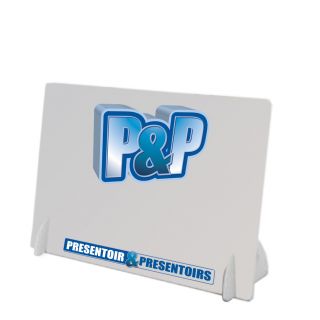 Chevalet de comptoir A4 paysage personnalisé