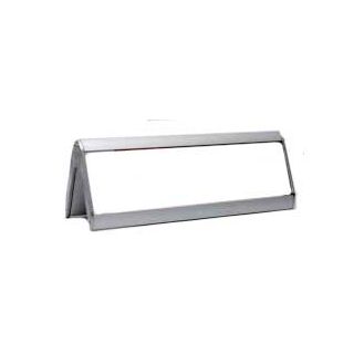 Chevalet porte nom alu 30 x 150 cm double face