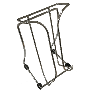 Schéma du porte brochures 1/3 A4 métal chromé 1 bac