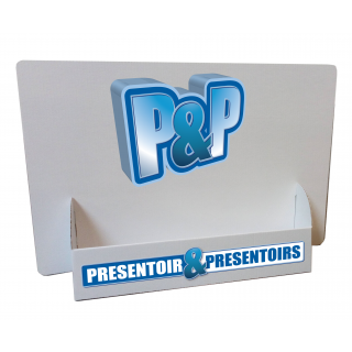 Présentoir carton A4 paysage PRSTA4 personnalisé