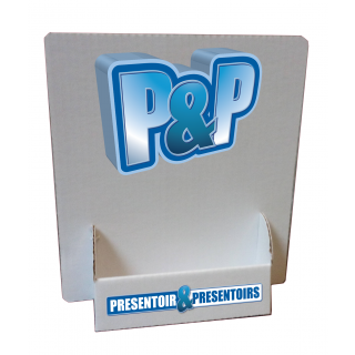 Présentoir de cartes de visite en carton personnalisé PRSTCARTPLUS