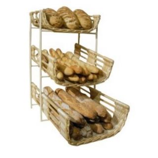 Plateau de présentation en osier 50 x 37 cm avec poignées