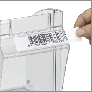 Etiquettes code barre adhésives pour le set de stockage Stala 2 et 3