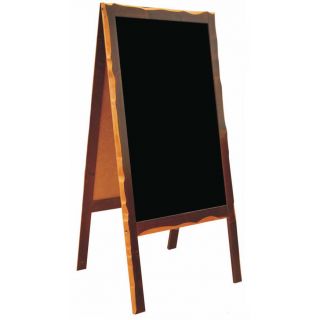 Chevalet stop trottoir en ardoise P2BLK