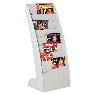 Porte brochures A4 sur pied 16CASGR