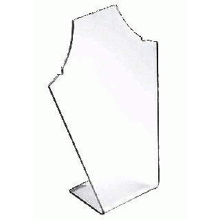 Présentoir à collier BJ71 en plexiglas transparent