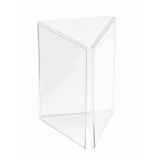 Porte visuel A4 vertical 3 faces PLEXI3A4V