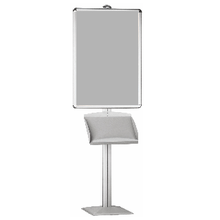 Porte affiche A2 SOLCADRA2 avec porte documents