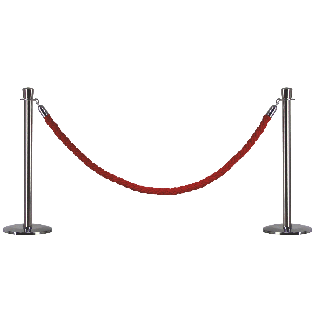 Poteaux de guidage à corde CRM923 reliés