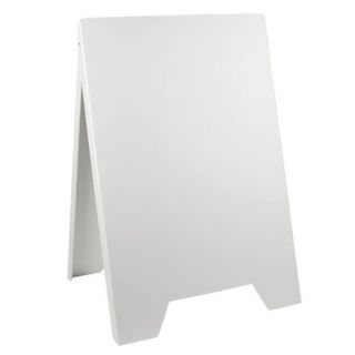 Chevalet PVC blanc ACCWT